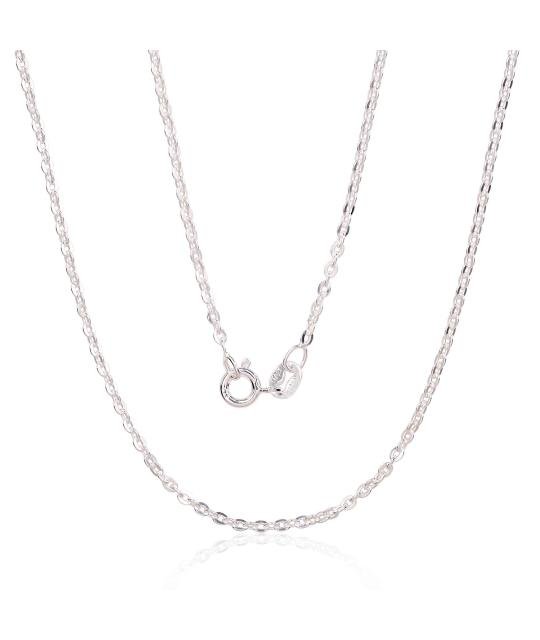 Silver chain Anchor round 2 mm, diamond cut, Silver 925°