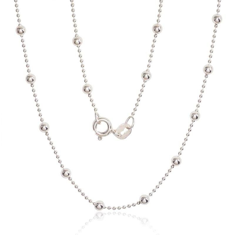 Hõbekett Bead 1-3 mm, Hõbe 925°