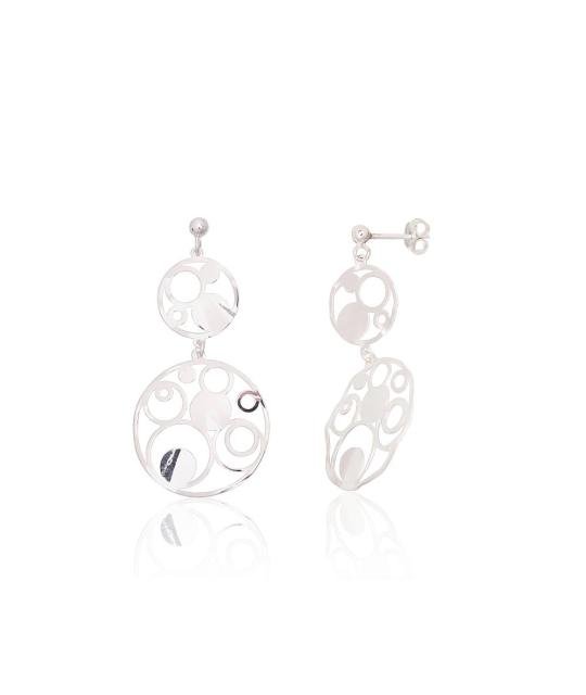 Silver stud earrings, Silver 925°
