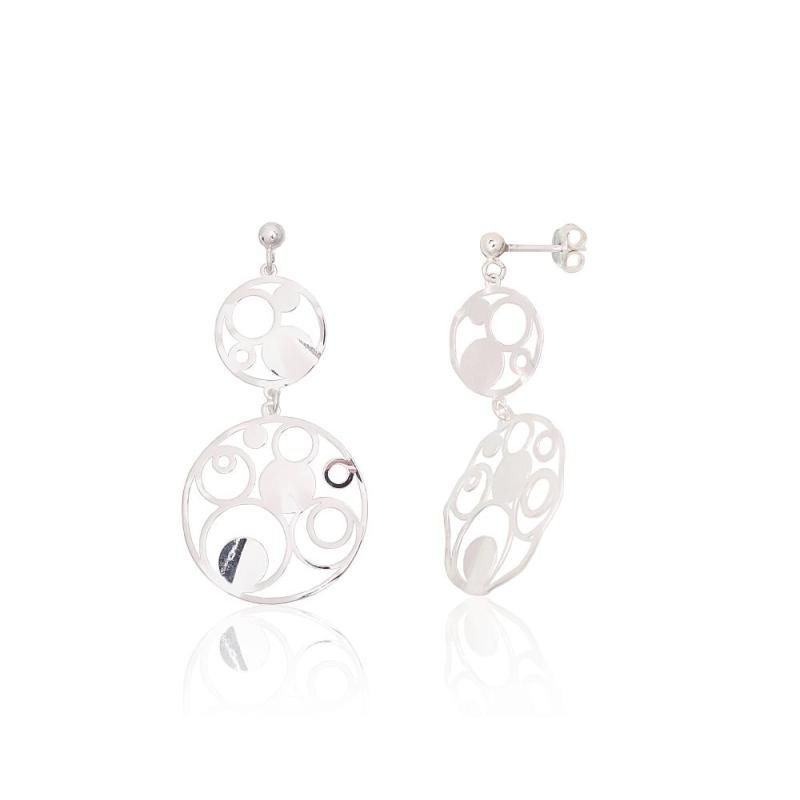 Silver stud earrings, Silver 925°