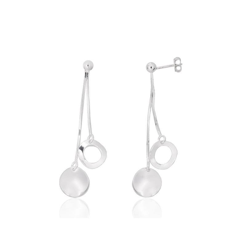 Silver stud earrings, Silver 925°