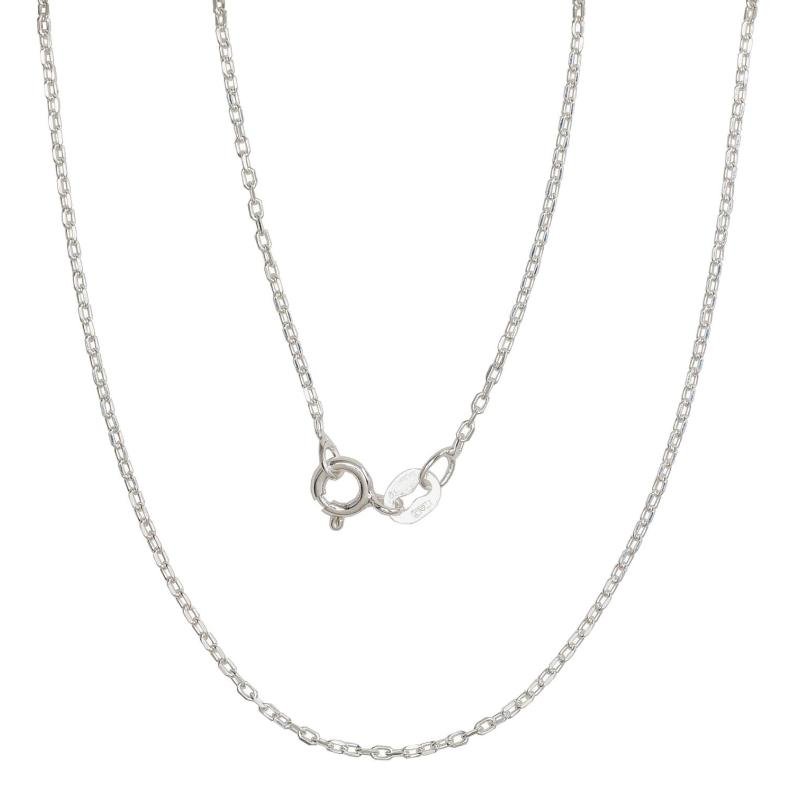 Sidabrinė grandinėlė Anchor 1 mm, briaunų apdirbimas deimantu, Sidabras 925°