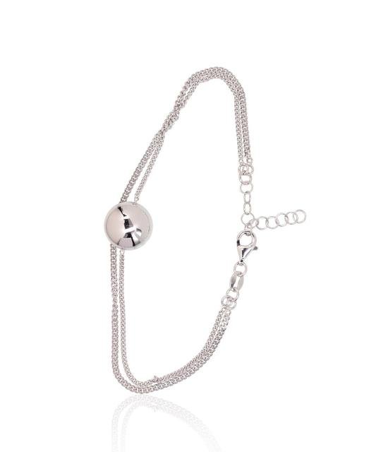 Silver bracelet, Silver 925°, Rhodium (Plating)
