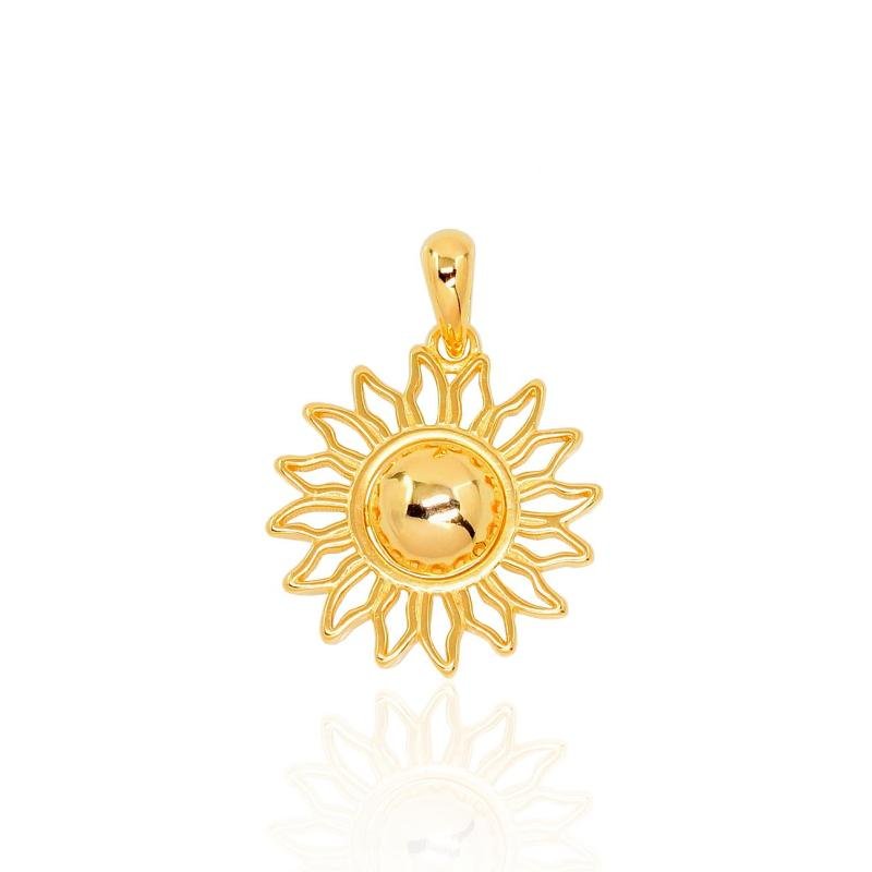 Silver pendant, Silver 925°, yellow gold (Plating)