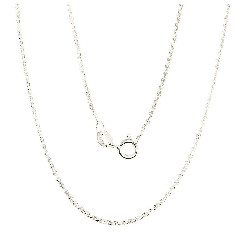 Серебряная цепочка Спига 1, 1 мм, Серебро 925°