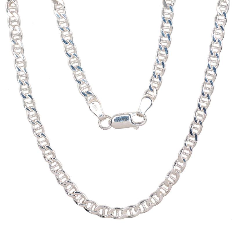 Серебряная цепочка Марина 3.9 мм, алмазная обработка граней, Серебро 925°