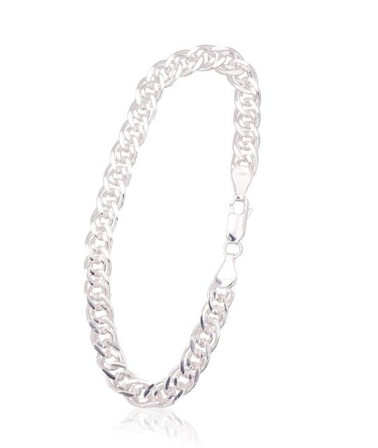 Silver chain Mona Liza 6 mm, diamond cut, Silver 925°